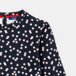 Robe Imprimée En Molleton Bleue Fille 10 Robe Imprimée En Molleton Bleue Fille -KIALLA Vetements Magasin 0511912 800