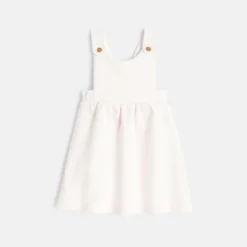 Robe à Bretelles à Rayures Et Body Fleuri Rose Naissance -KIALLA Vetements Magasin 0523485 800