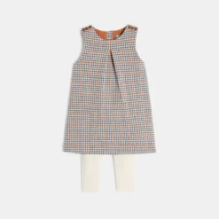 Robe Chasuble à Carreaux Fantaisie Bébé Fille -KIALLA Vetements Magasin 0523550 800 1