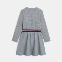 Robe En Jacquard Bleue Fille Chipie -KIALLA Vetements Magasin 0523909 800