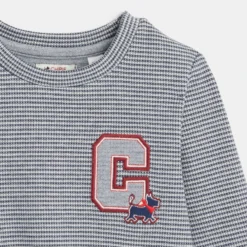 Robe En Jacquard Bleue Fille Chipie -KIALLA Vetements Magasin 0523910 800