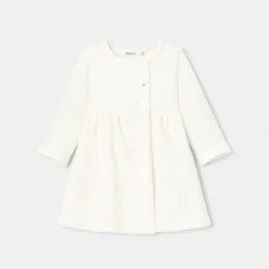 Robe En Tubique Fantaisie Blanche Naissance Absorba