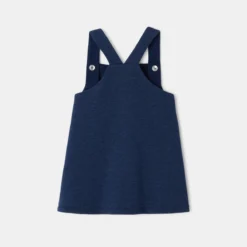 Robe à Bretelles En Molleton Bleue Bébé Fille Absorba -KIALLA Vetements Magasin 0535861 800