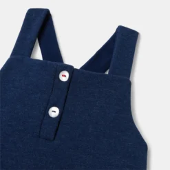 Robe à Bretelles En Molleton Bleue Bébé Fille Absorba -KIALLA Vetements Magasin 0535862 800
