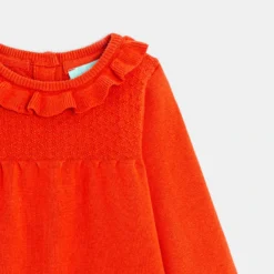 Robe Maille Tricot Col à Volants -KIALLA Vetements Magasin 0537377 800