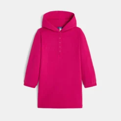 Robe Sweat-shirt à Capuche Rose Fille -KIALLA Vetements Magasin 0549041 800
