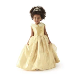 Déguisement Robe De Princesse Dorée 8-10 Ans Oxybul