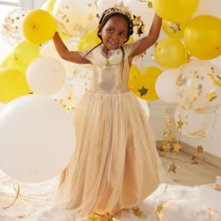 Déguisement Robe De Princesse Dorée 8-10 Ans Oxybul -KIALLA Vetements Magasin 0550759 800